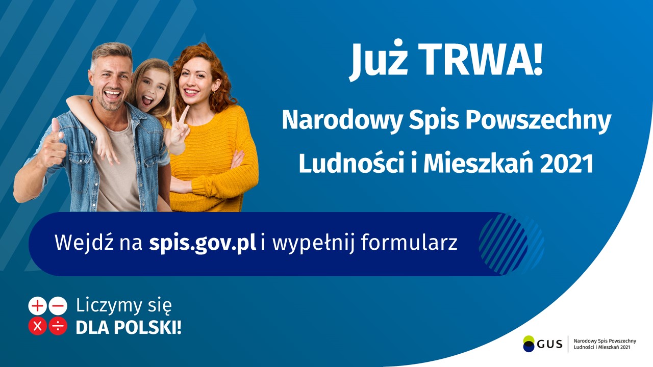 Narodowy Spis Powszechny 2021 - już trwa