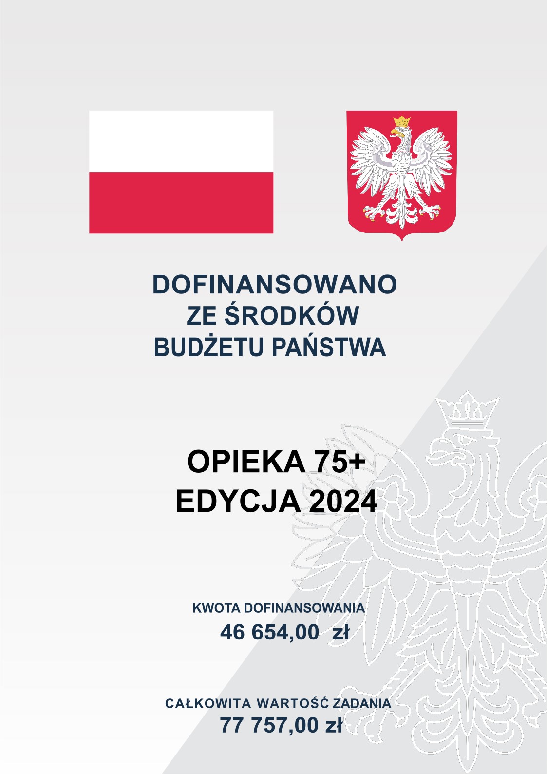 Program „ Opieka 75+” na rok 2024