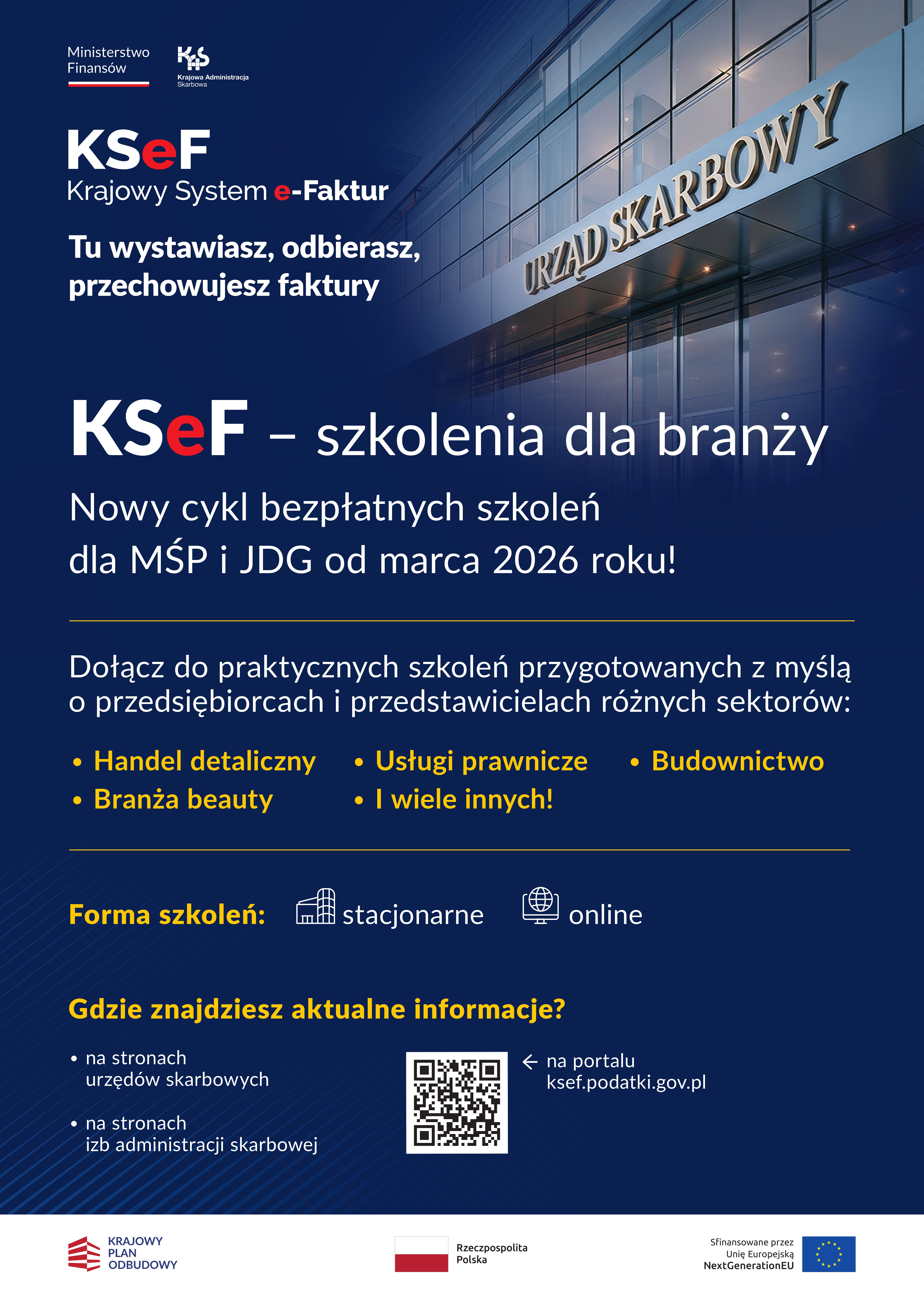 Bezpłatne szkolenia KSeF dla przedsiębiorców – skorzystaj z wiedzy ekspertów