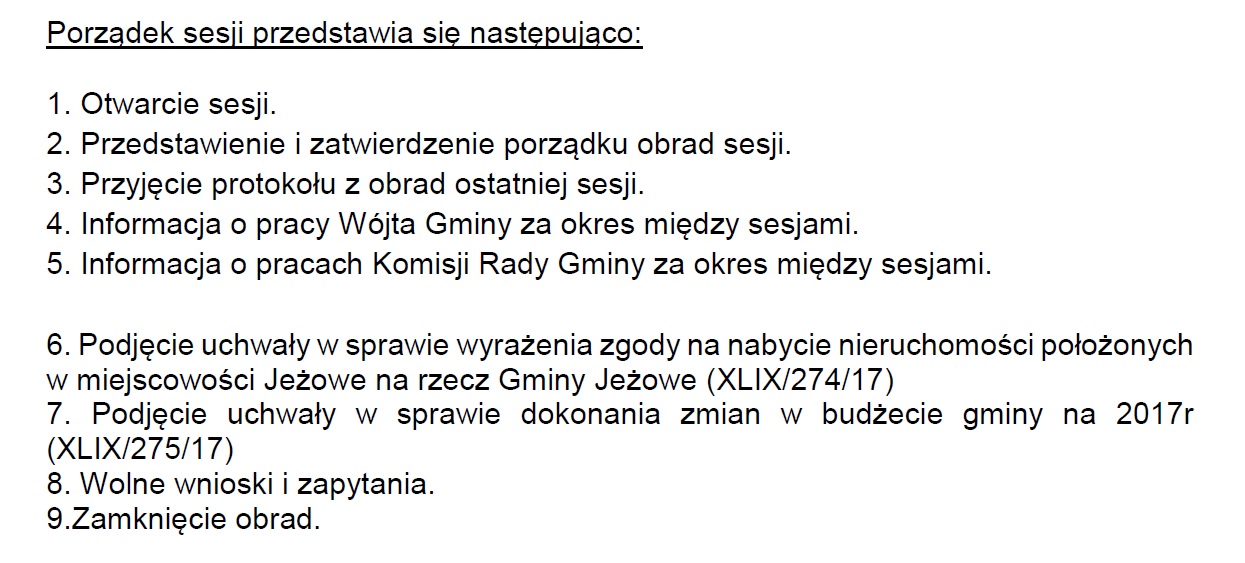 49 sesja - zaproszenie