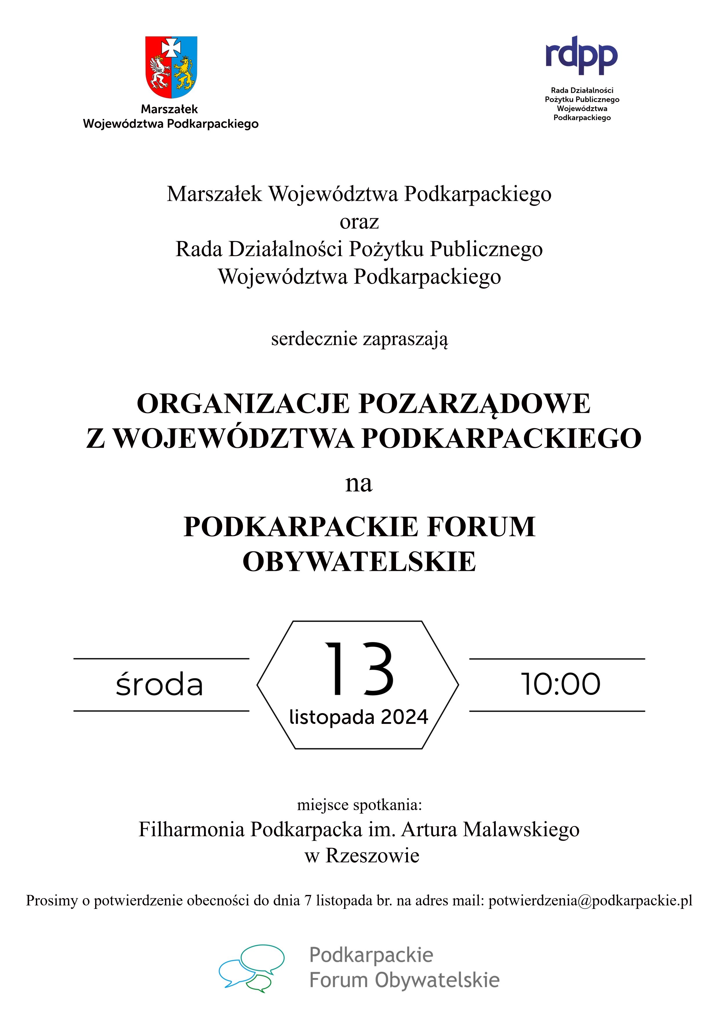 Zaproszenie dla organizacji pozarządowych działających na terenie gminy Jeżowe