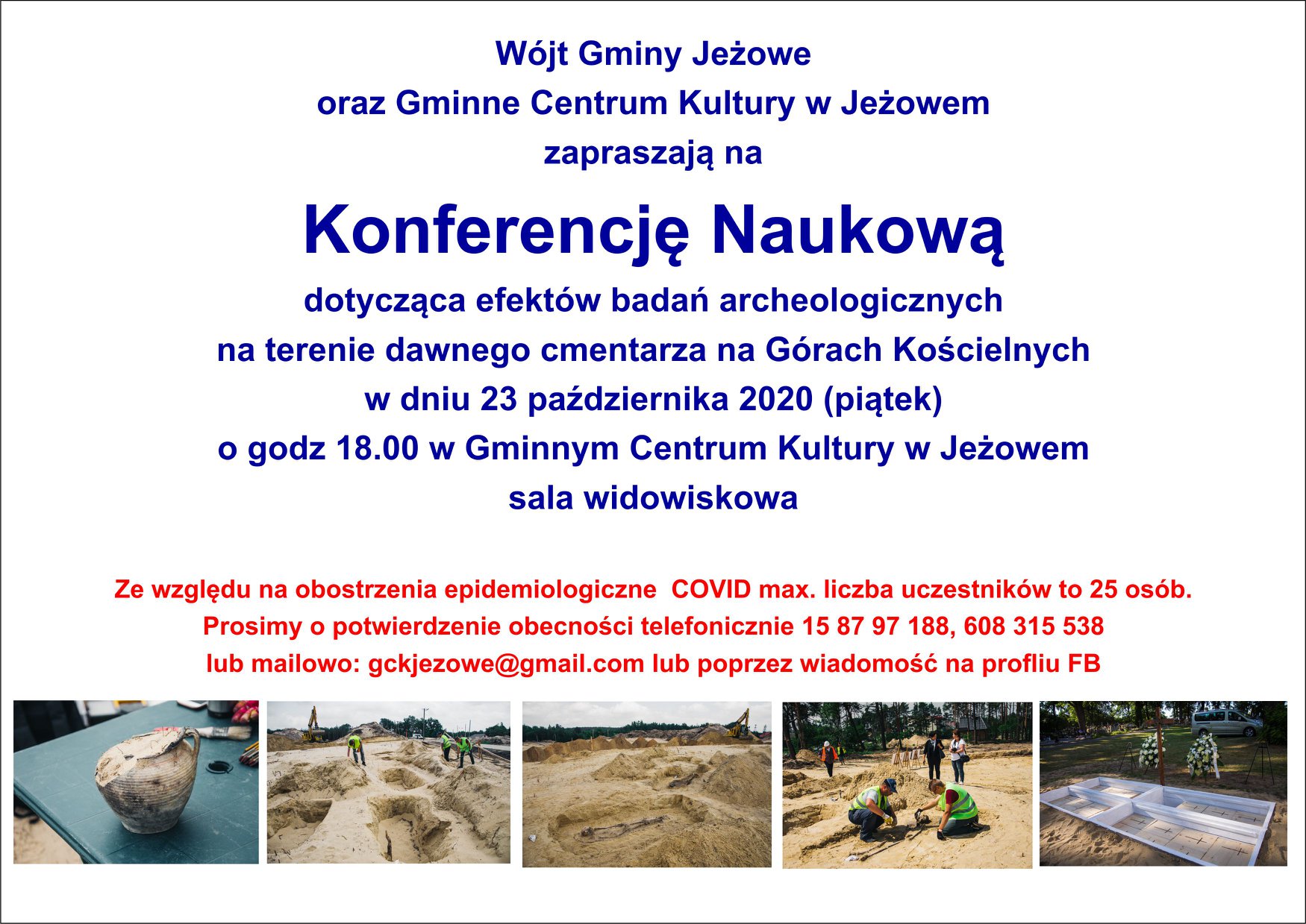 Konfrencja naukowa w GCK Jeżowe