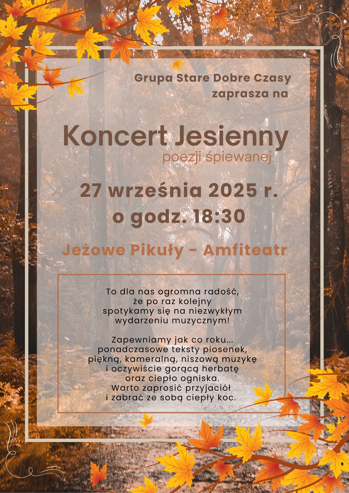 Coroczny 𝐊𝐨𝐧𝐜𝐞𝐫𝐭 𝐉𝐞𝐬𝐢𝐞𝐧𝐧𝐲 już niebawem! 