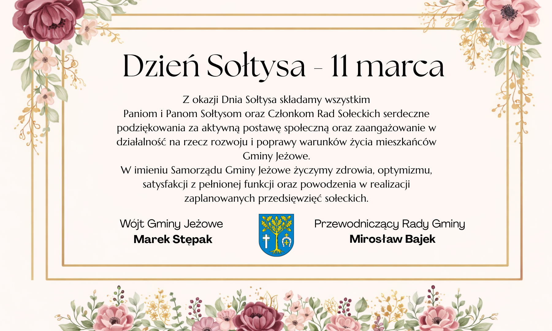 Dzień Sołtysa 11 marca 2026!