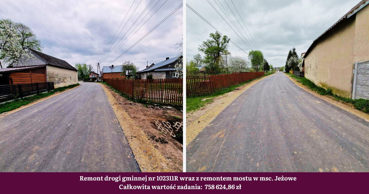 Zakończono realizację inwestycji z Rządowego Funduszu Rozwoju Dróg!