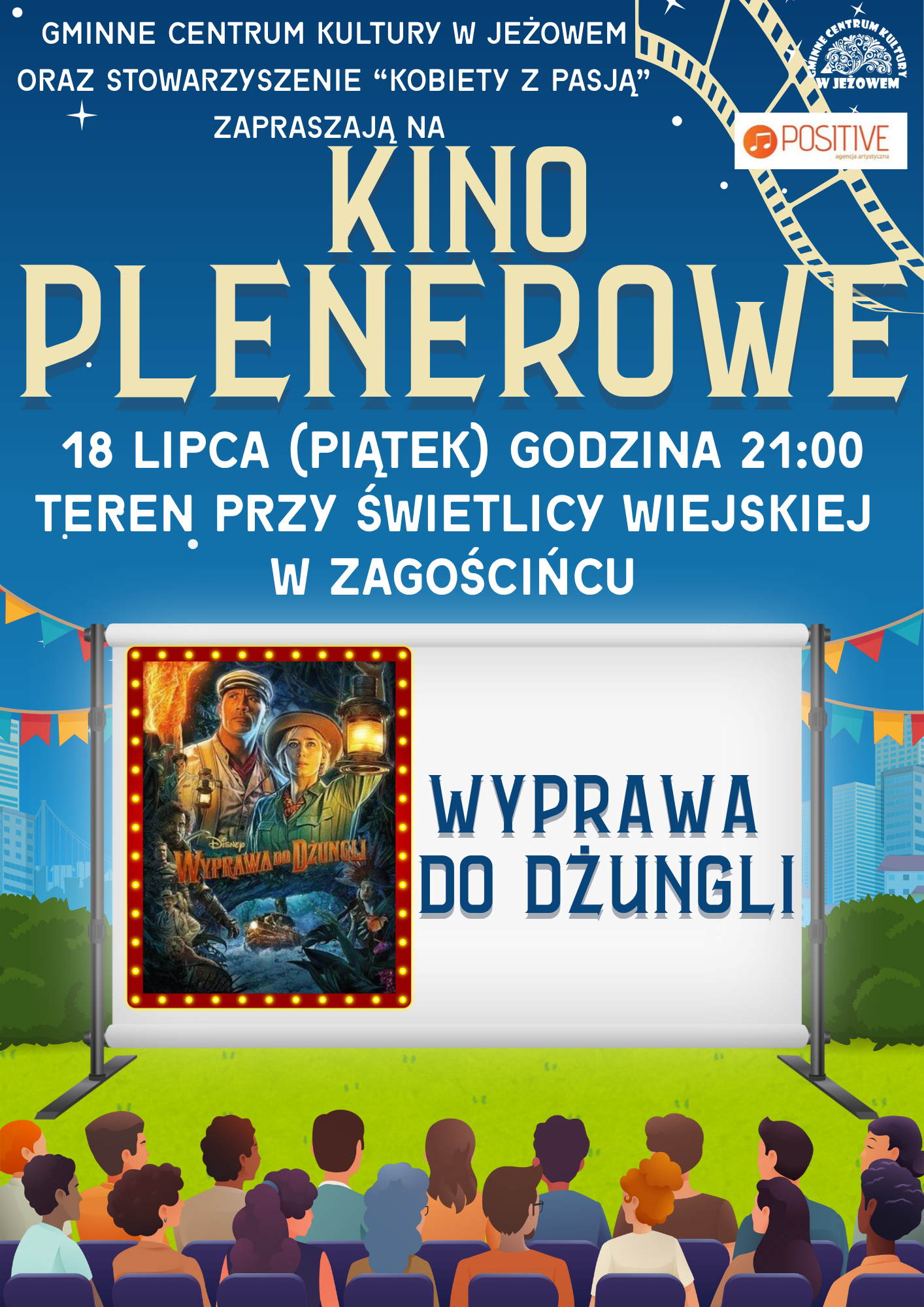 18 lipca 2025 r. zapraszamy na Kino Letnie!