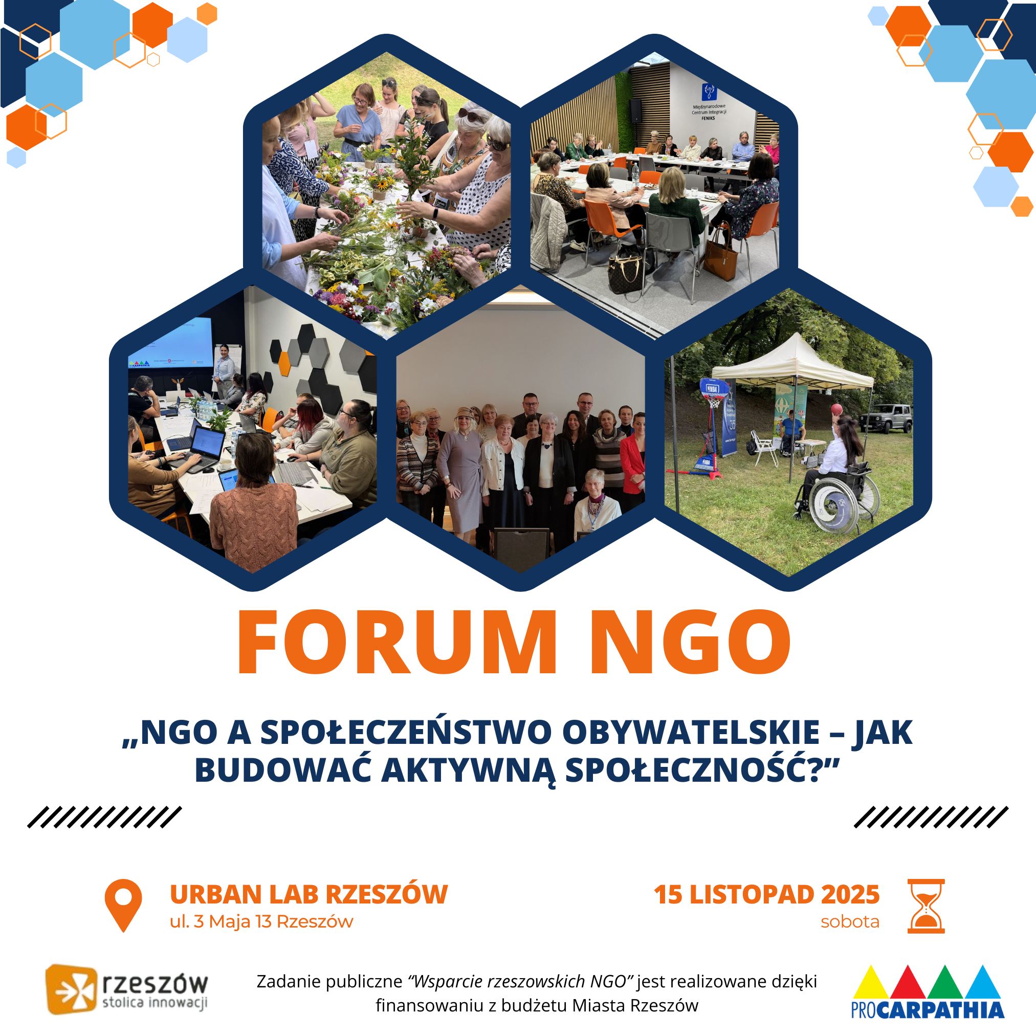 Forum NGO: "NGO a społeczeństwo obywatelskie – jak budować aktywną społeczność?”