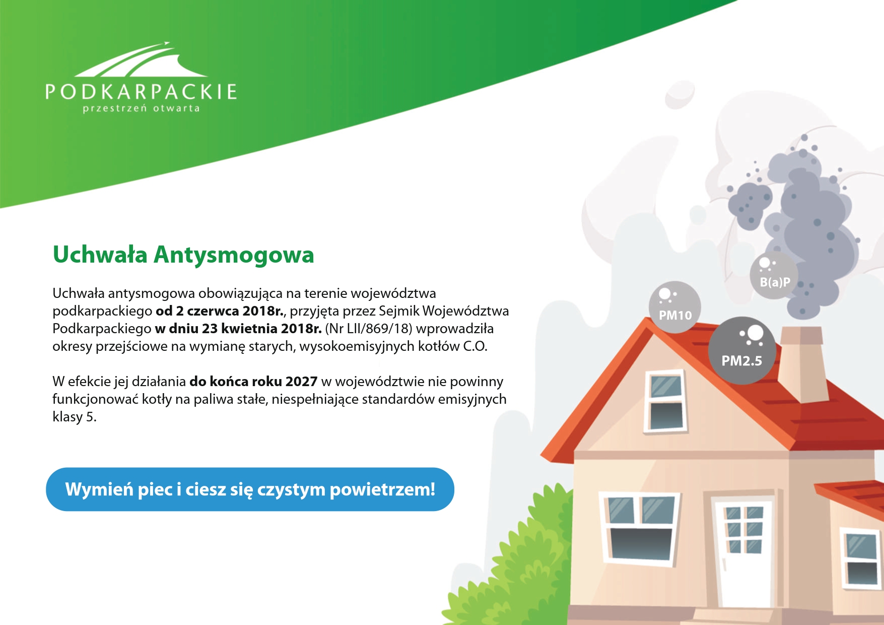 Wymień piec i ciesz się czystym powietrzem!