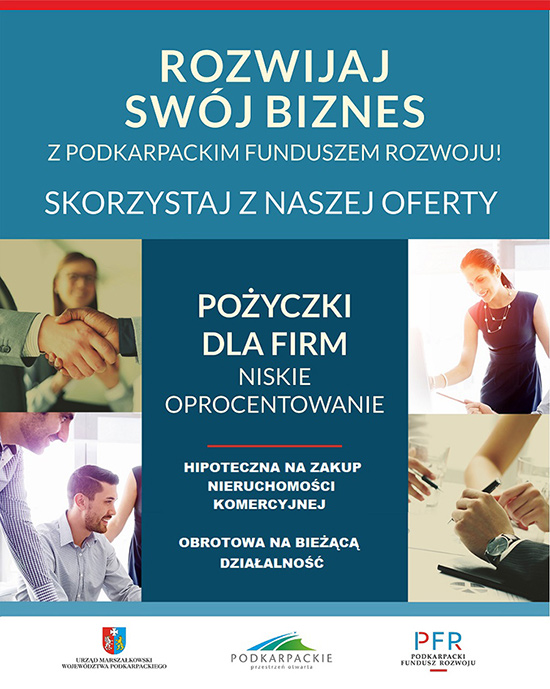 Pożyczki z pomocą de minimis z Podkarpackiego Funduszu Rozwoju