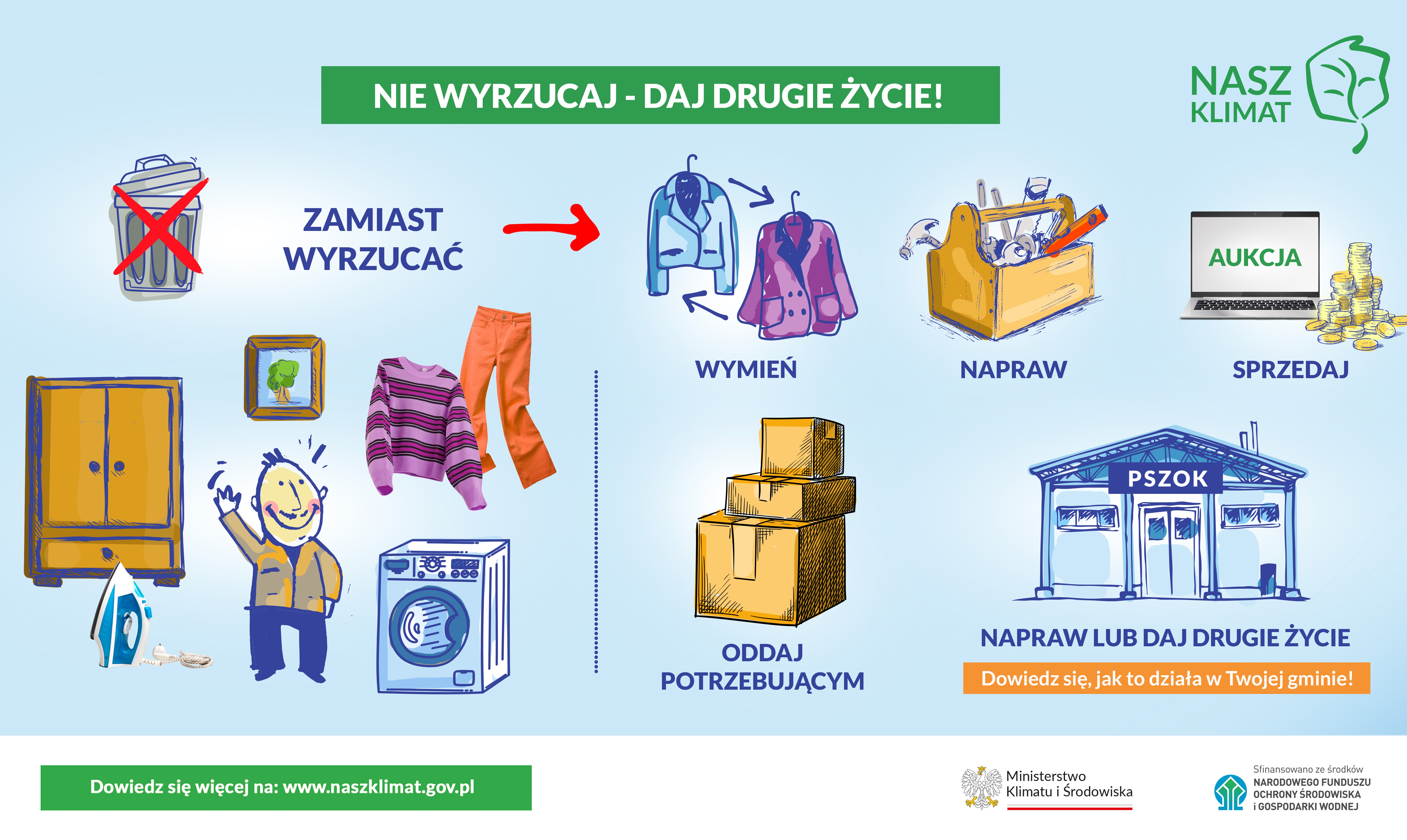 Nie wyrzucaj - daj drugie życie