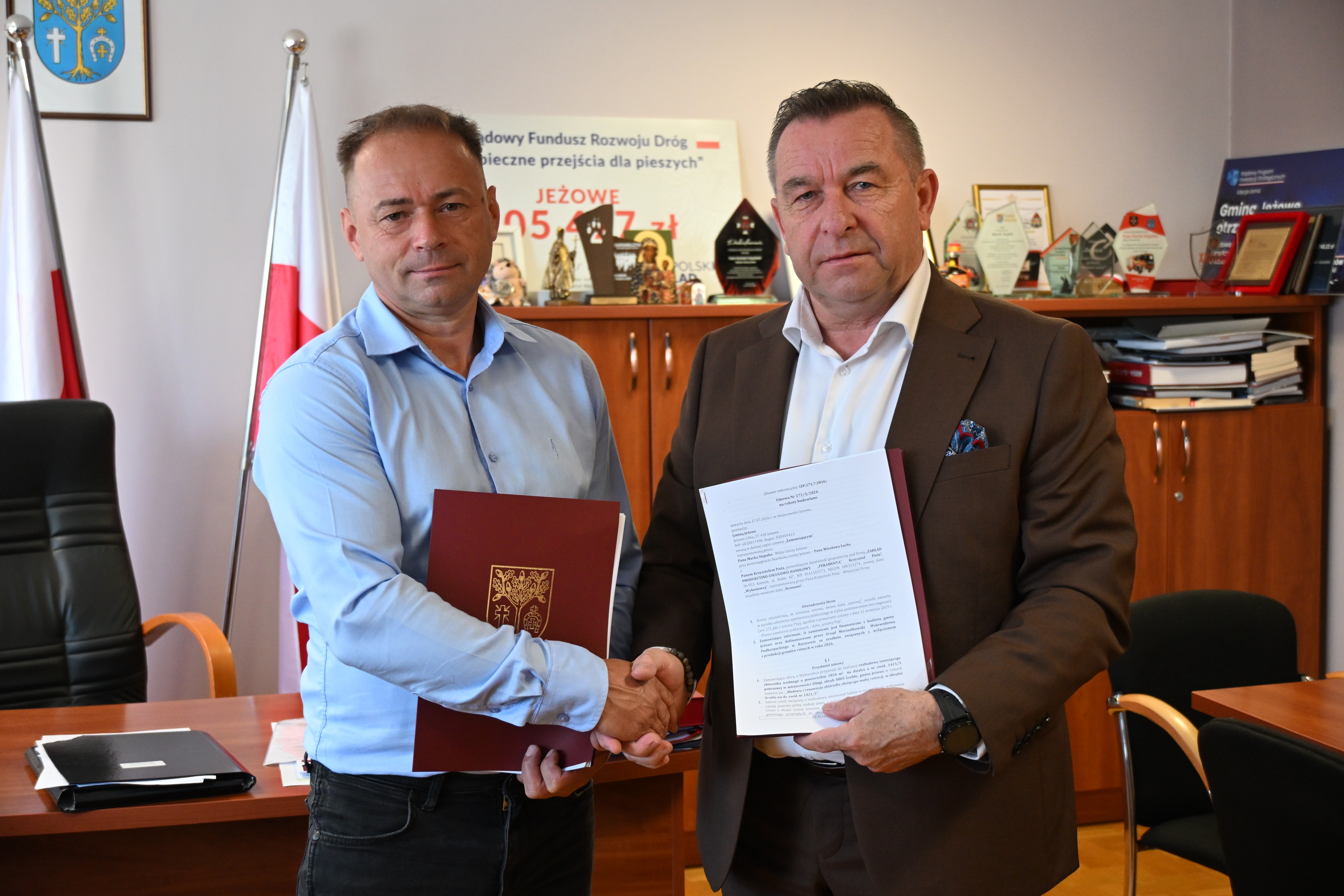 Budowa i renowacja zbiornika małej retencji w miejscowości Groble
