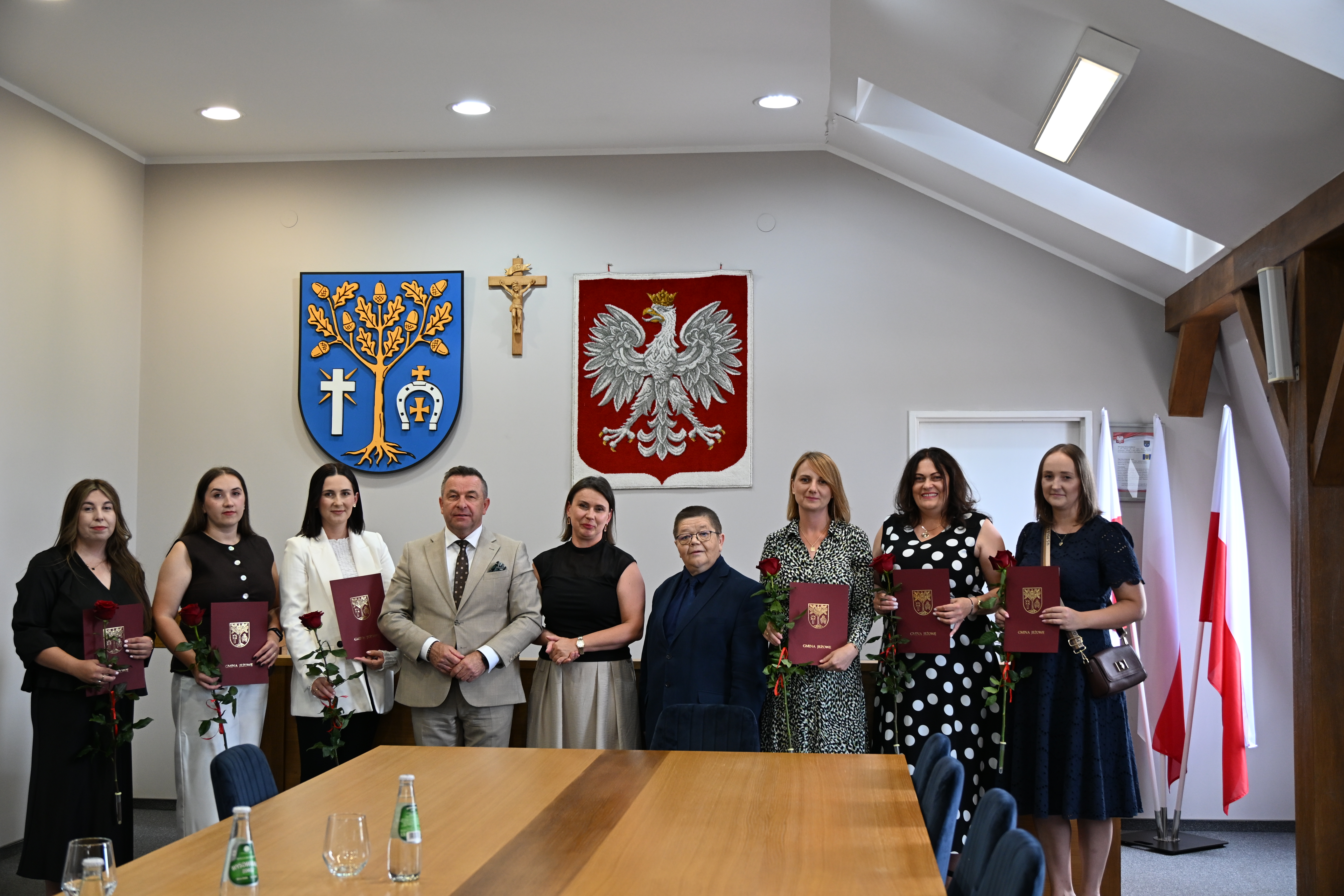 Uroczyste wręczenie aktów awansu zawodowego nauczycielom z Gminy Jeżowe