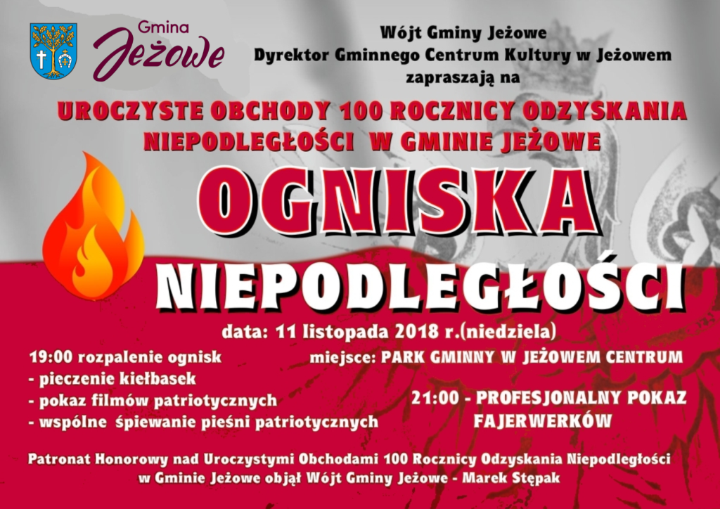 Narodowe Święto Niepodległości w gminie Jeżowe