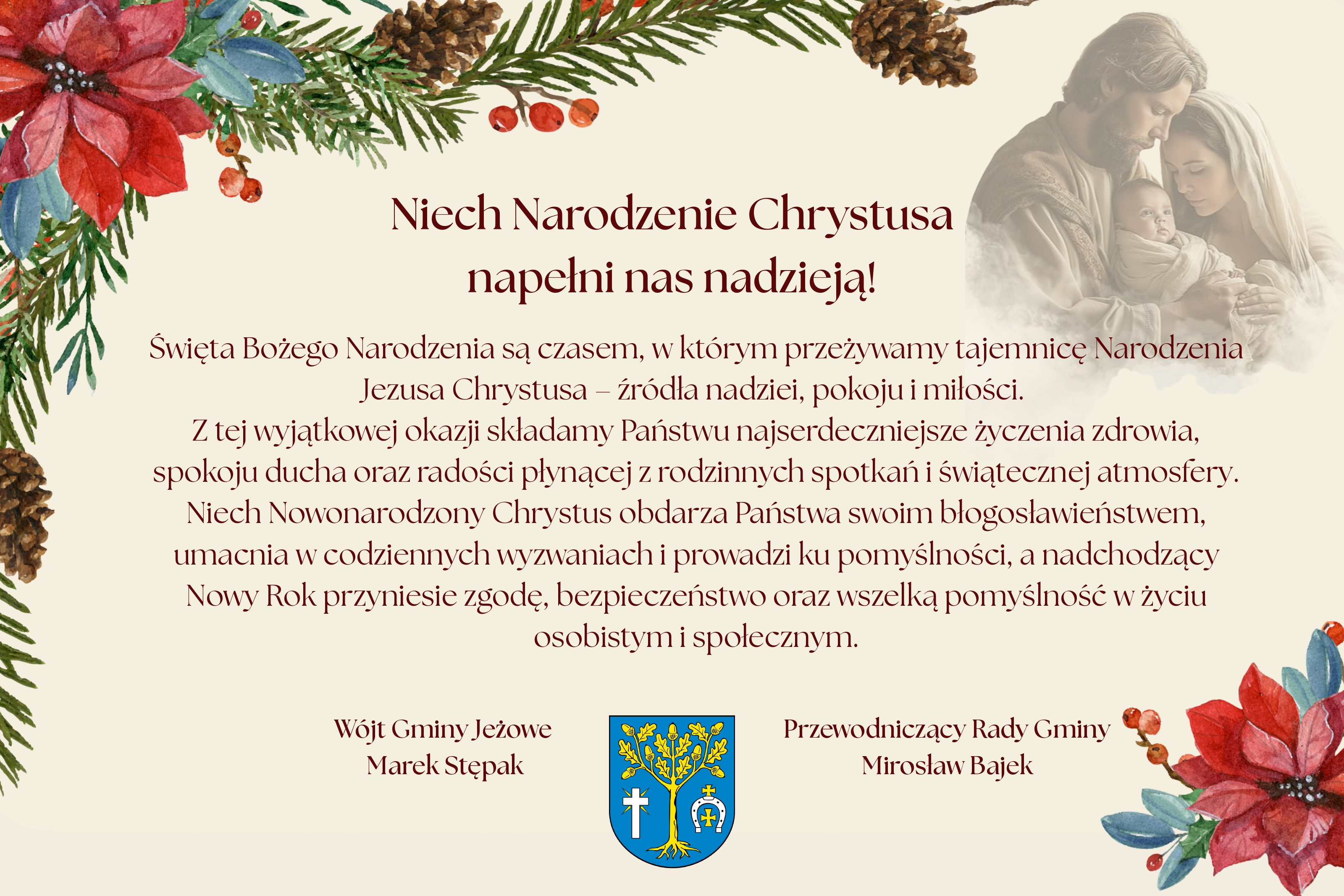 Z okazji Świąt Bożego Narodzenia