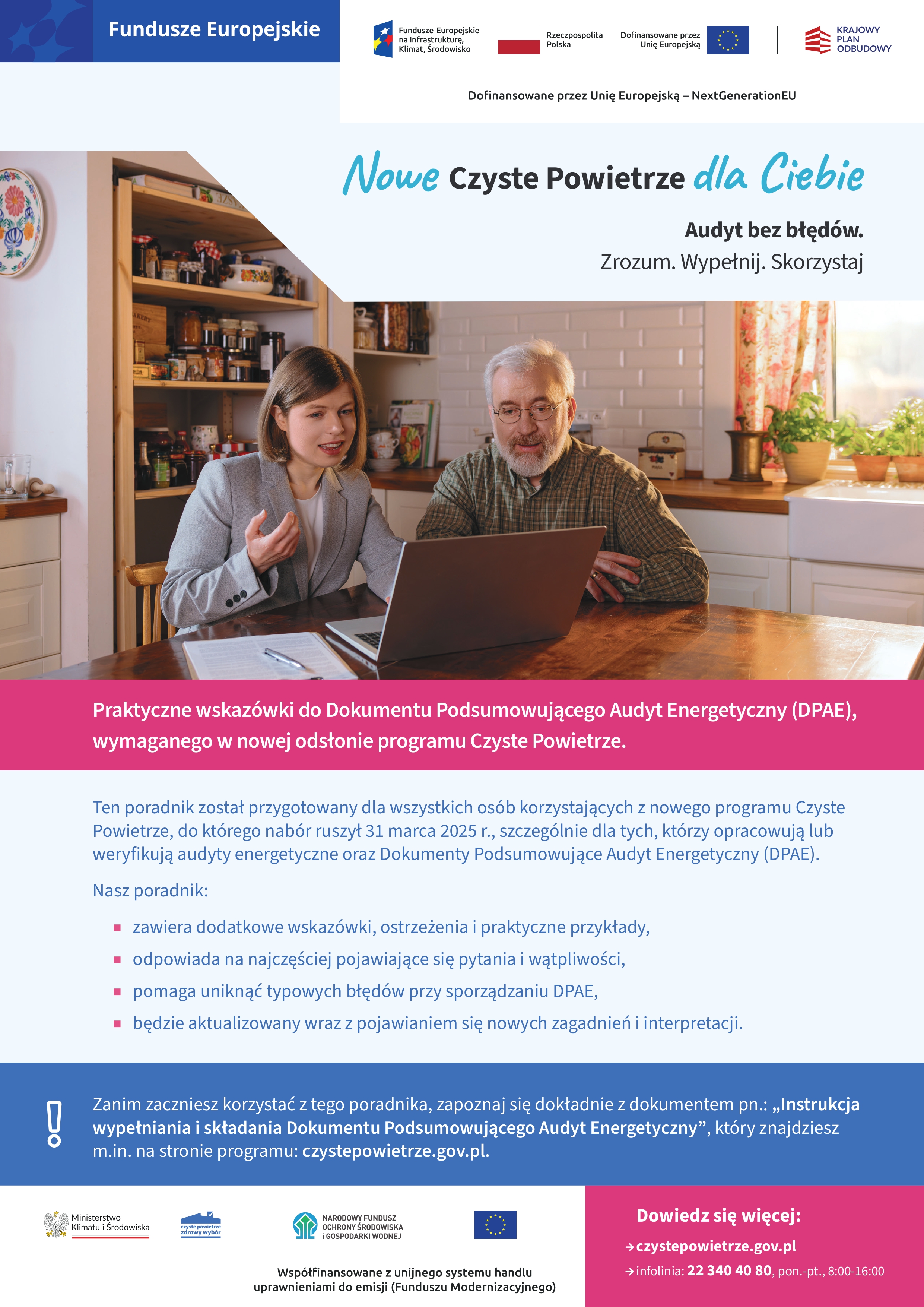 Poradnik Audyt Bez Błędów - praktyczne wskazówki dokumentu wymaganego w nowej odsłonie programu Czyste Powietrze