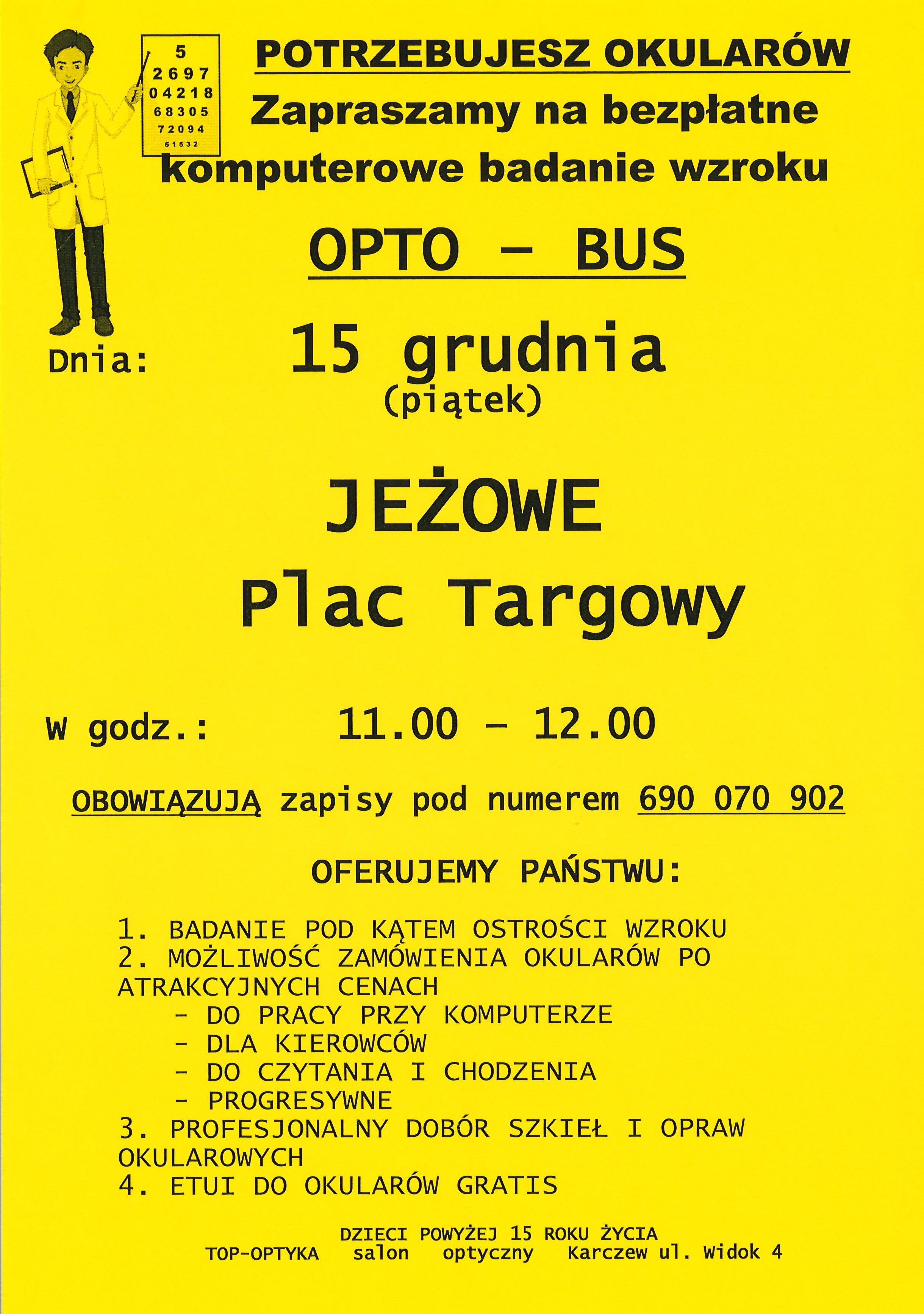 Bezpłatne komputerowe badanie wzroku