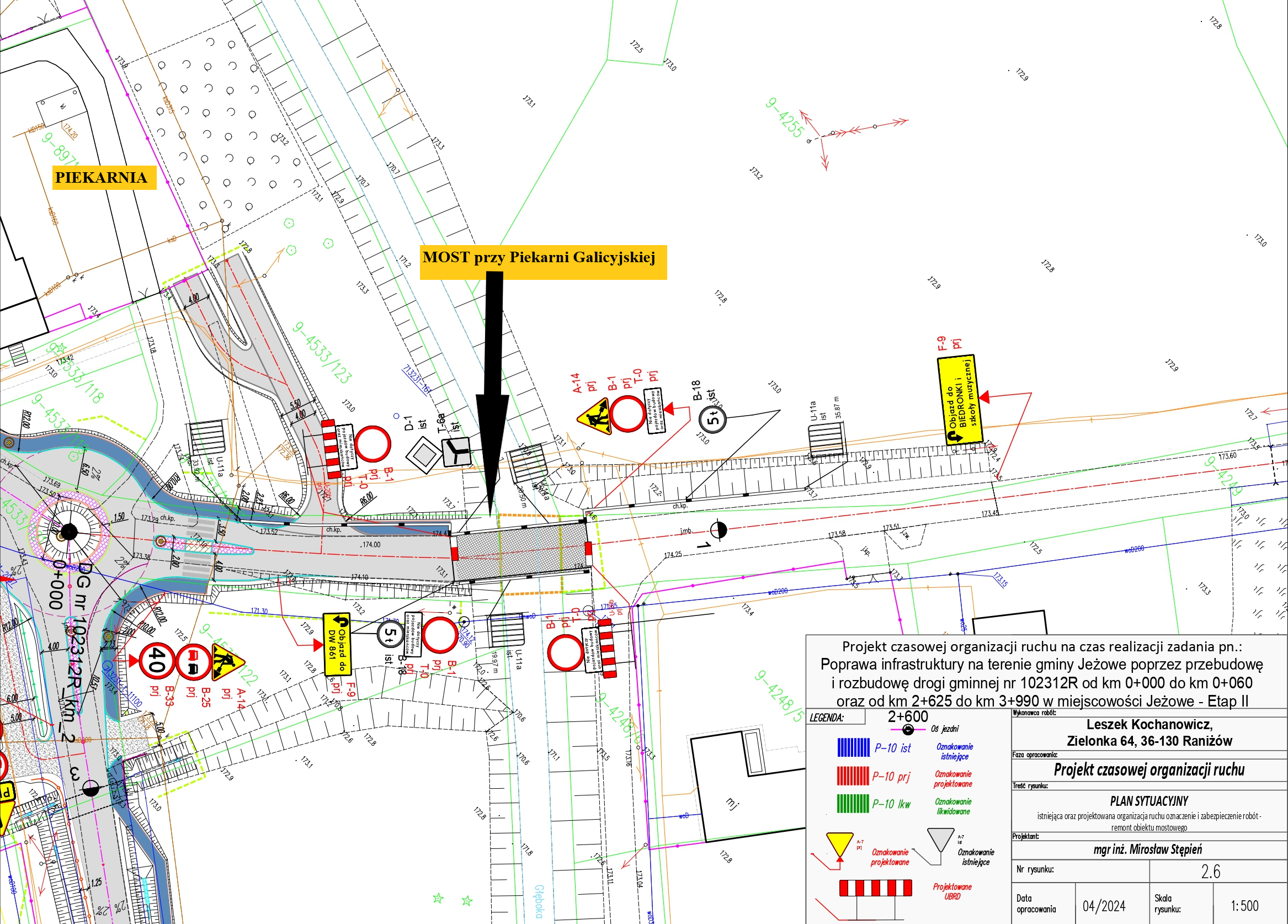 Komunikat! - zamknięcie mostu
