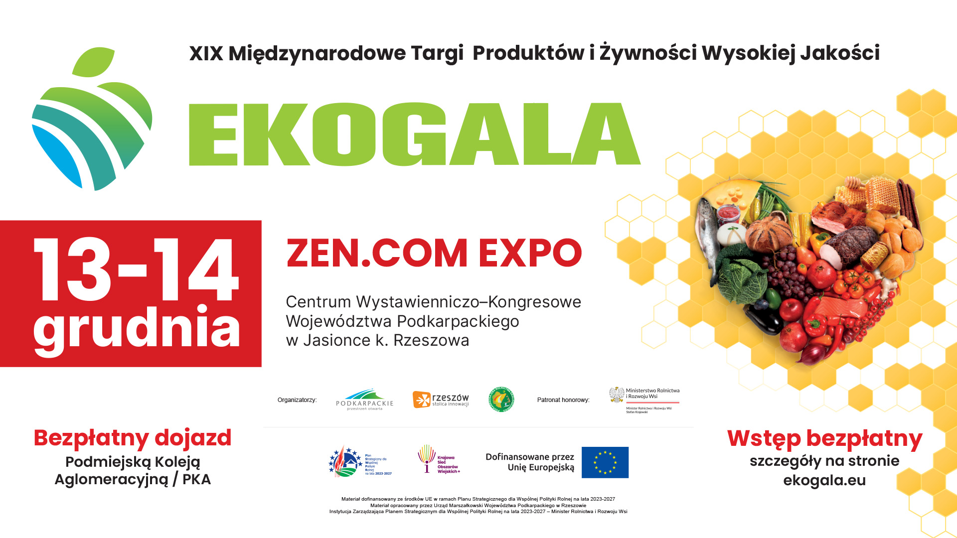 Ekogala - XIX Międzynarodowe Targi Produktów i Żywności Wysokiej Jakości