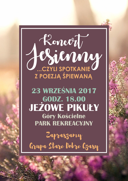 Spotkanie z poezją śpiewaną - zaproszenie