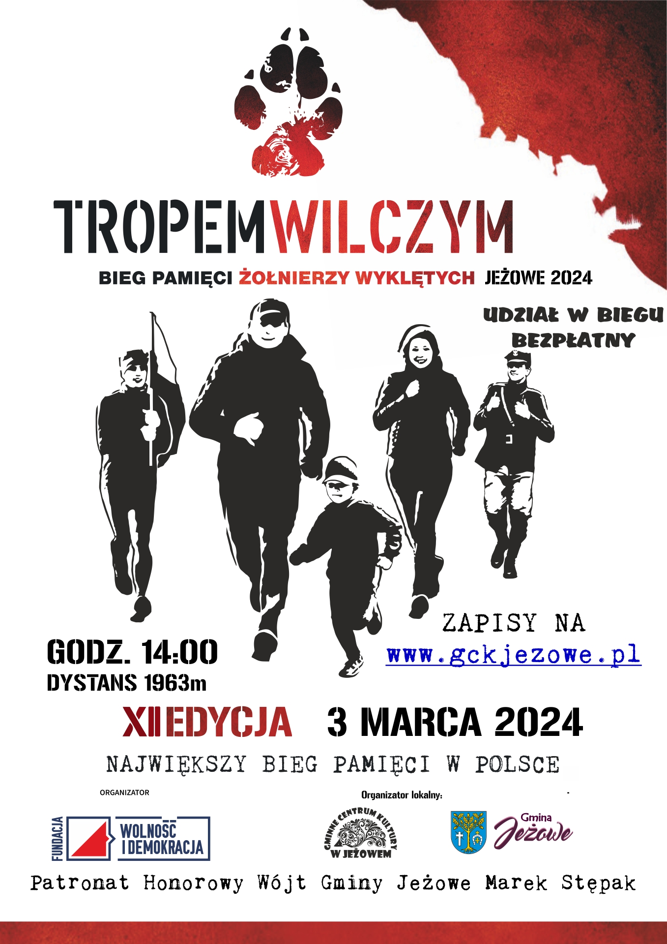 Tropem Wilczym. Bieg Pamięci Żołnierzy Wyklętych - Jeżowe 2024!