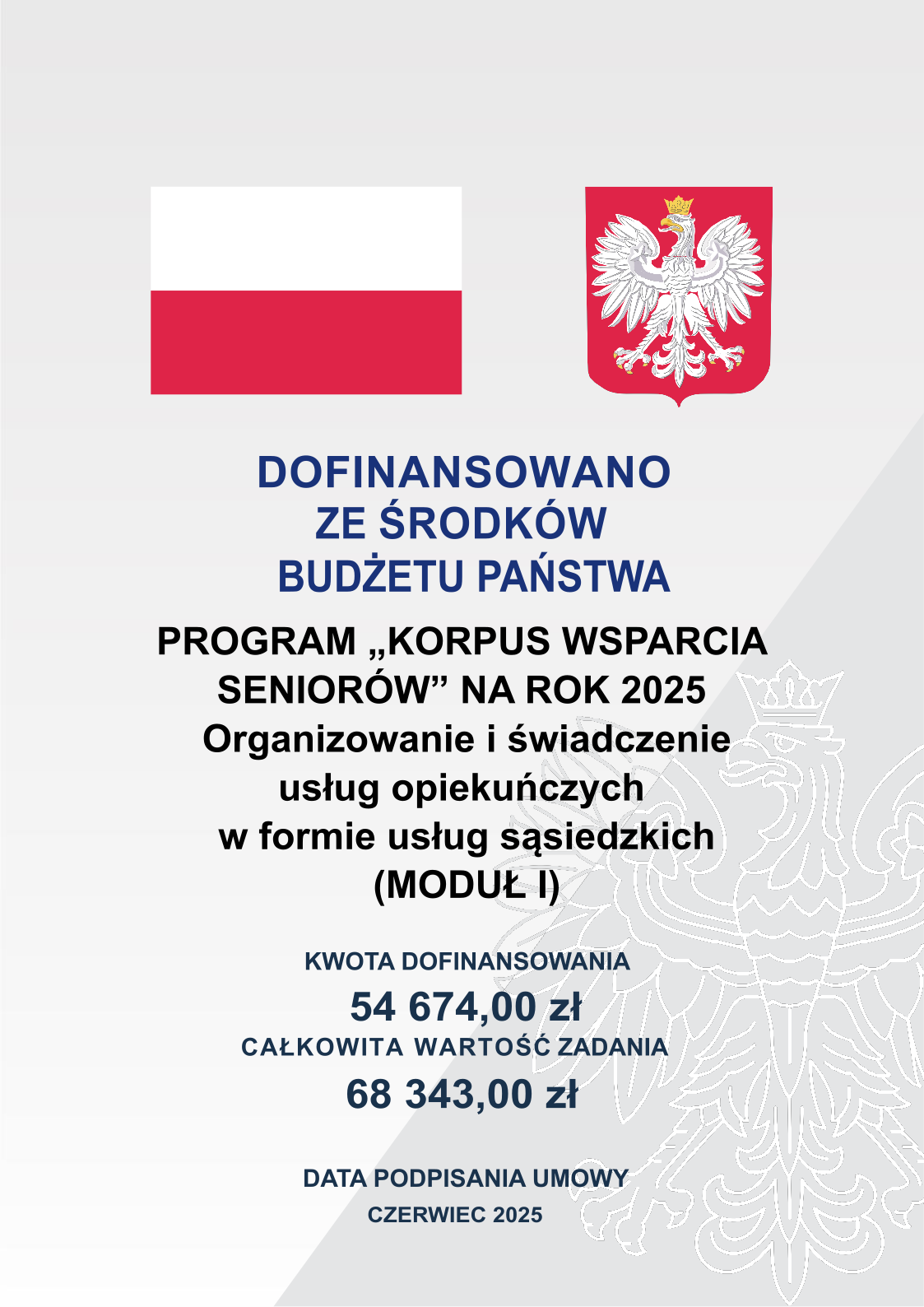 Gmina Jeżowe przystąpiła do realizacji Programu Ministra Rodziny i Polityki Społecznej „Korpus Wsparcia Seniorów”