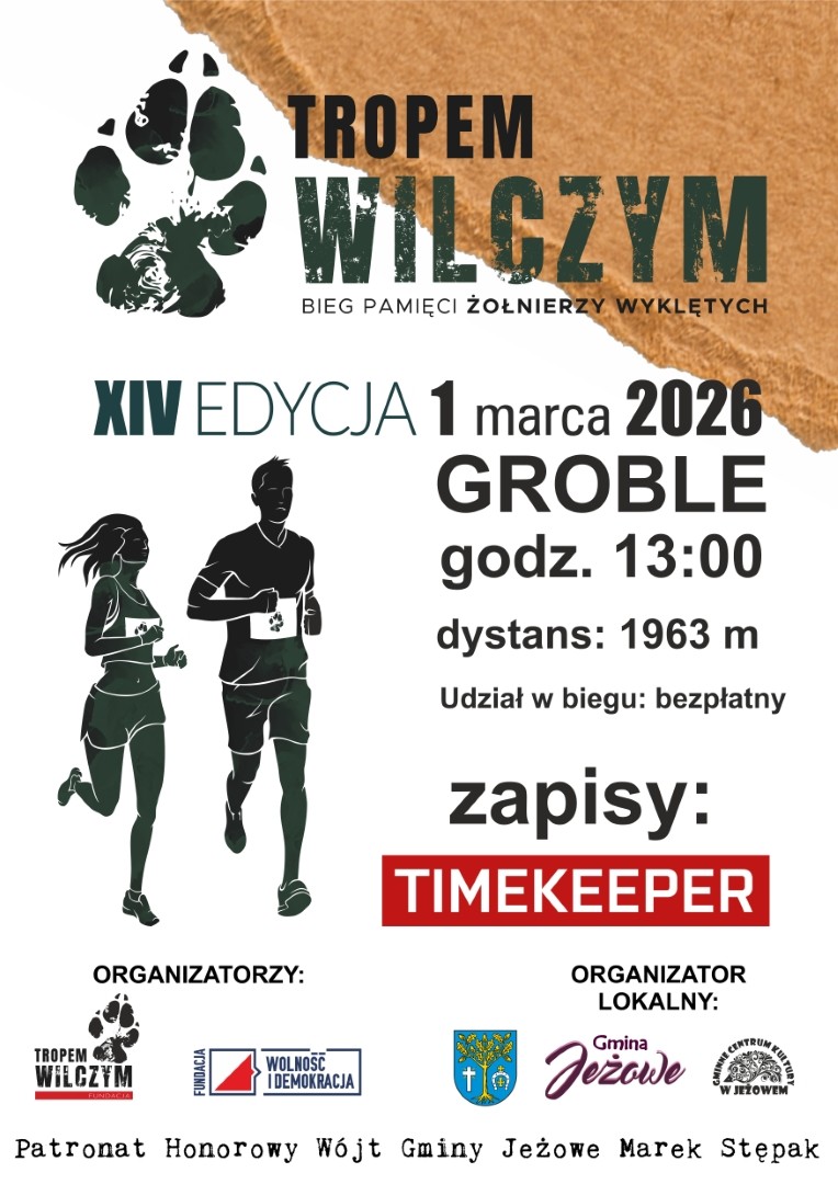 „Tropem Wilczym – Bieg Pamięci Żołnierzy Wyklętych” 2026