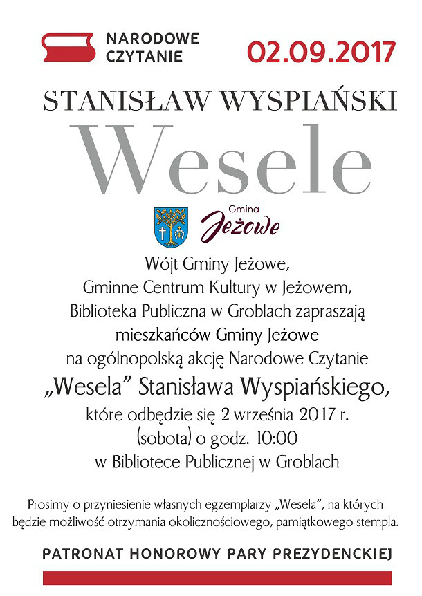 Narodowe czytanie "Wesela" Stanisława Wyspiańskiego 