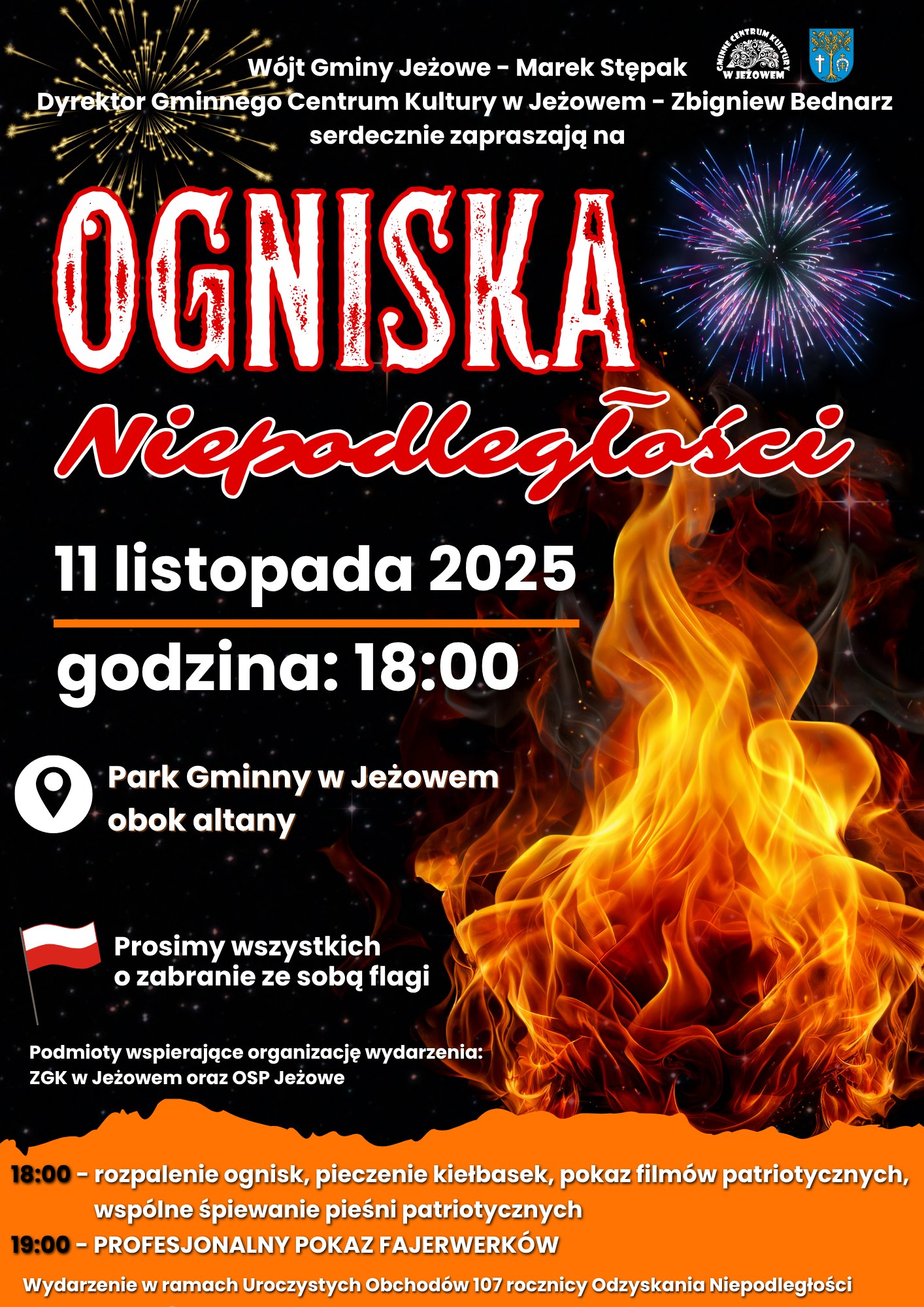  Ogniska Niepodległości w Jeżowem! 